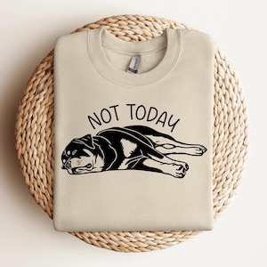 Funny Rottweiler Not Today Sweatshirt