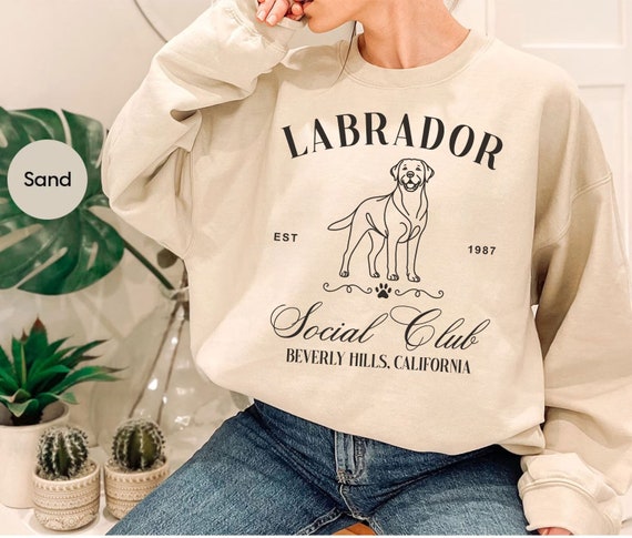 Labrador Retriever Club Sweatshirt | Labrador Lover Sweater | Labrador Mom  | Labrador Retriever Sweater | Labrador Retriever Lover Gift - Etsy