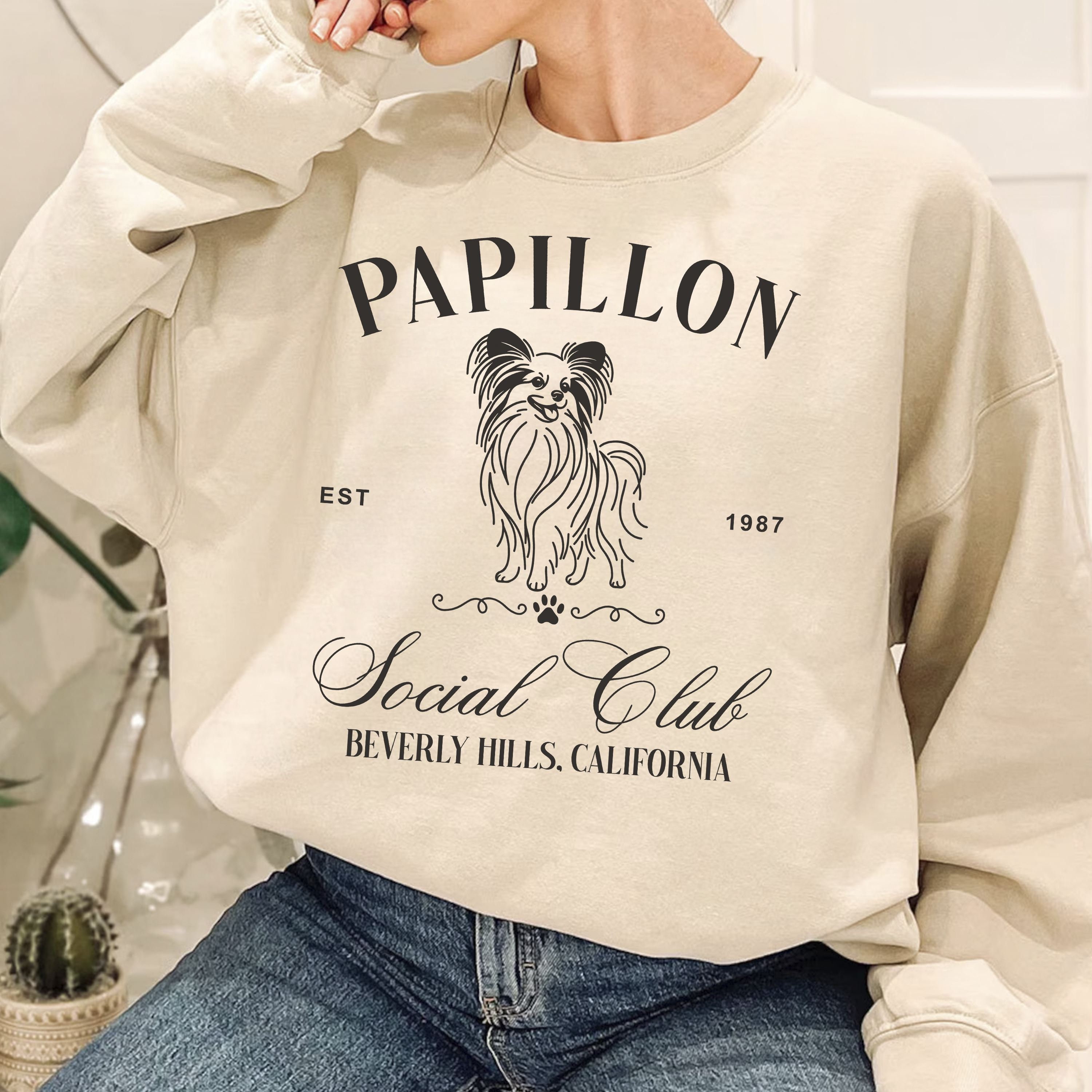 Papillon Social Club Sweatshirt | Papillon Sweater | Papillon Mom