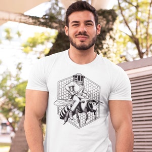 Vintage Beekeeper T-Shirt | Bee Lover Gift | Bee-Wrangling Shirt | Beekeeper's Gift Ideas | Beekeeping Tee | Honey Bee gift image 2