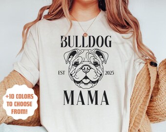 パーソナライズされたフレンチブルドッググラフィックTシャツ