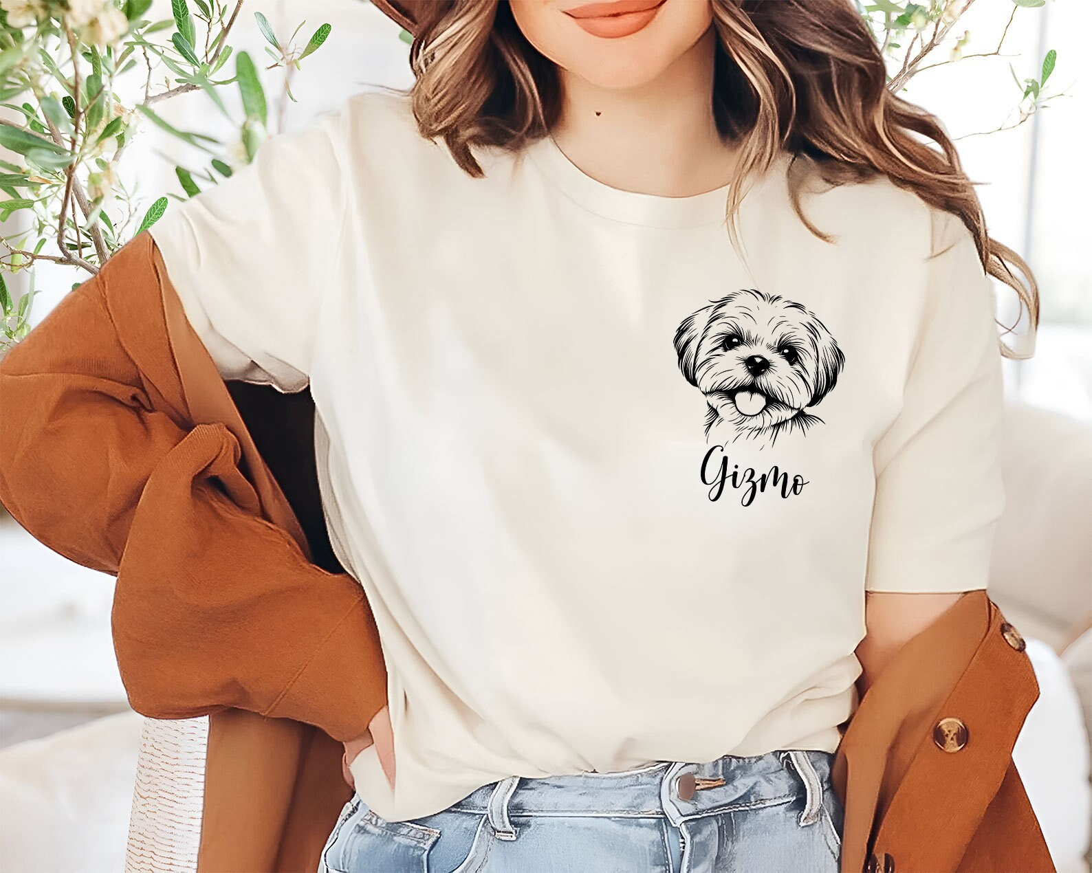 T-shirt Shih Tzu personalizzata / Camicia Shih Tzu / Regalo del proprietario Shih Tzu / Camicia mamma Shih Tzu / Camicia amante Shih Tzu / Maglietta Shih Tzu / Regali Shih Tzu