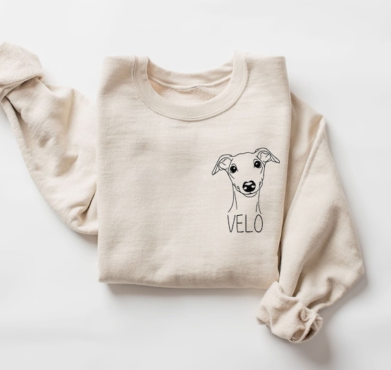 Custom Greyhound Sweatshirt | Customizable Greyhound Shirt | Greyhound Lover Gift | Personalized Greyhound Gift | Greyhound Mom Sweater
