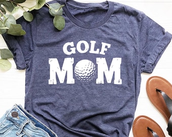 Vintage Golf Mom Hemd | Golf Support T-Shirt | Spiel Tag Golf Mama Geschenk | Sport Mom Tee | Golf Team Mom Shirt | Golf Liebhaber Shirt