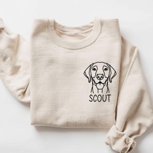 Custom German Shorthaired Pointer Sweatshirt | Personalized GSP Name Shirt | Pointer Mom Sweater | Dog Lover Gift | Custom GSP Sweatshirt