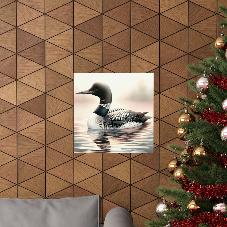 Watercolor Loon Art Print, Loon Wall Art, Minnesota Poster, Lake House ...