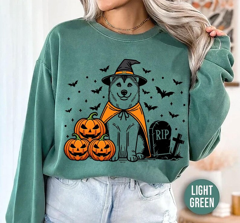 Husky Halloween Sweatshirt