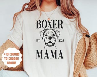 Camiseta personalizada para mamá de Boston Terrier, camiseta para perro Boston Terrier, regalo para Boston Terrier, camiseta para amantes de los perros, regalo para mamá de Boston Terrier, camiseta para mamá de perro