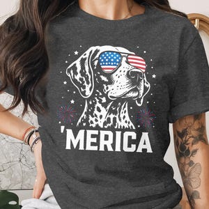 German Shorthaired Pointer, Patriotic Dog Graphic, Merica usa, 4th of July Design, American Flag Sunglasses Print
German Shorthaired, gsp