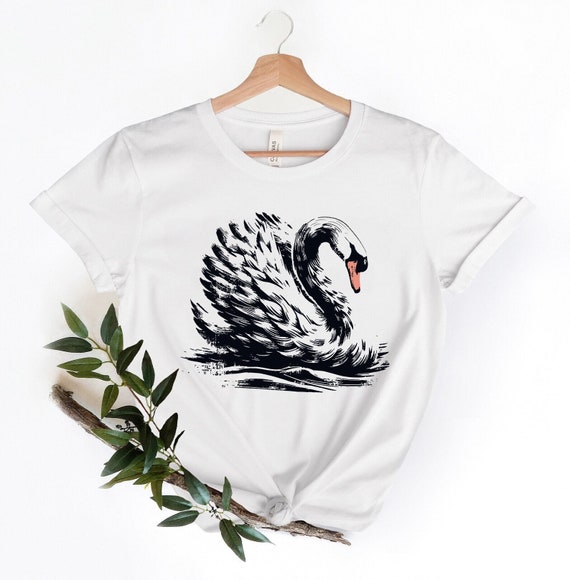 Camiseta Básica Unisex De Algodón 100%: Corte Cómodo, Diseño The Swans - Perfecta Para Regalar O Llevar A Diario