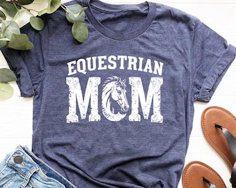 Maglietta per mamma equestre / Maglietta per mamma da spettacolo equestre / Regalo per mamma di cavalli / Maglietta per amanti dei cavalli / Maglietta per cavaliere / Regalo da spettacolo equestre / Maglietta regalo equestre
