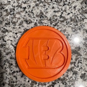 Cincinnati Bengals 3d printed coasters