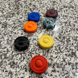 Gyroscopic sphere fidget toy 3d printed