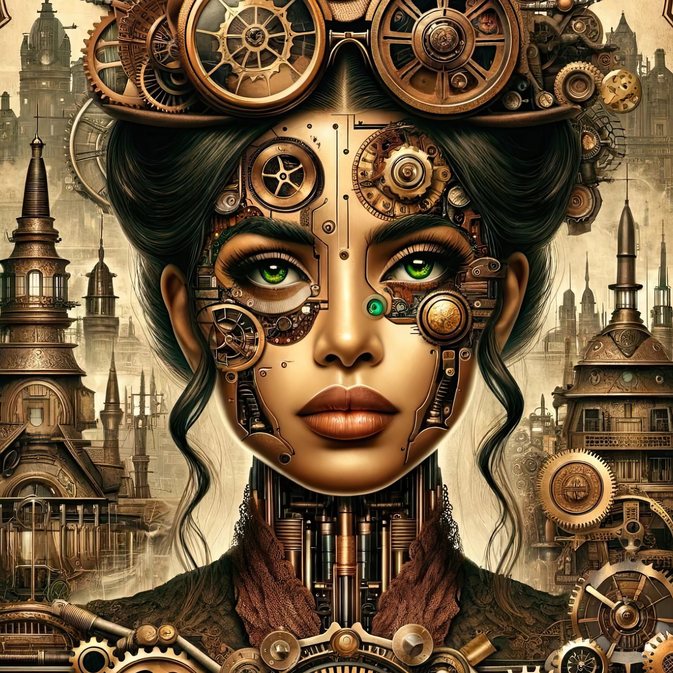 Chronopolis Dystopia Steampunk Adventure Unique Future World Art Grab