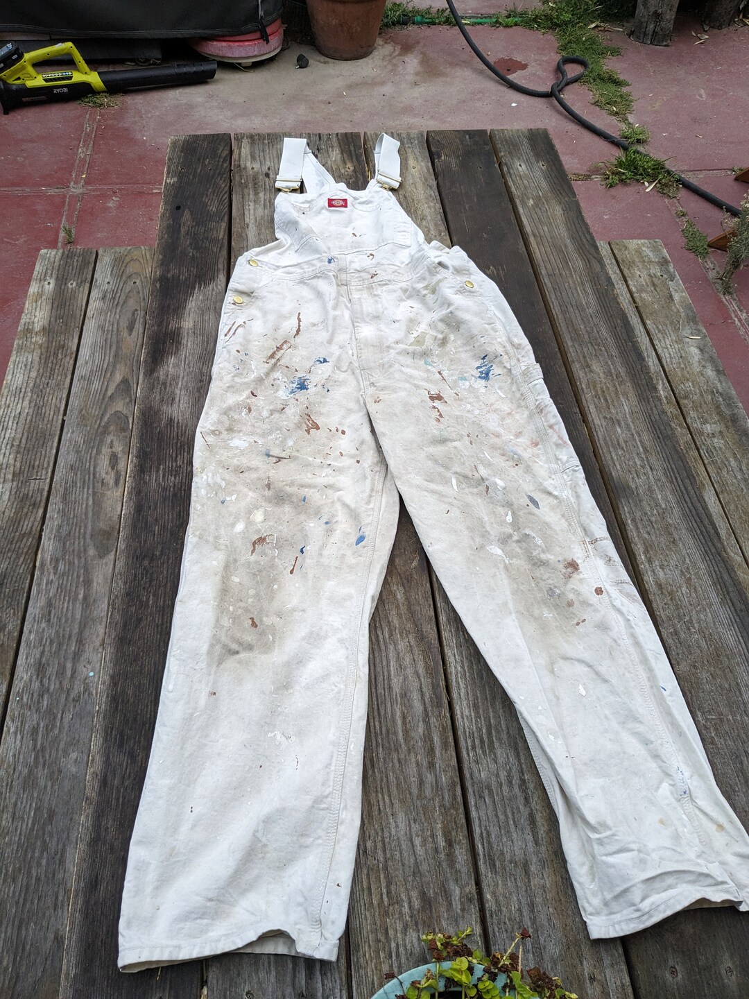 Authentic Dickies Paint Overalls Etsy