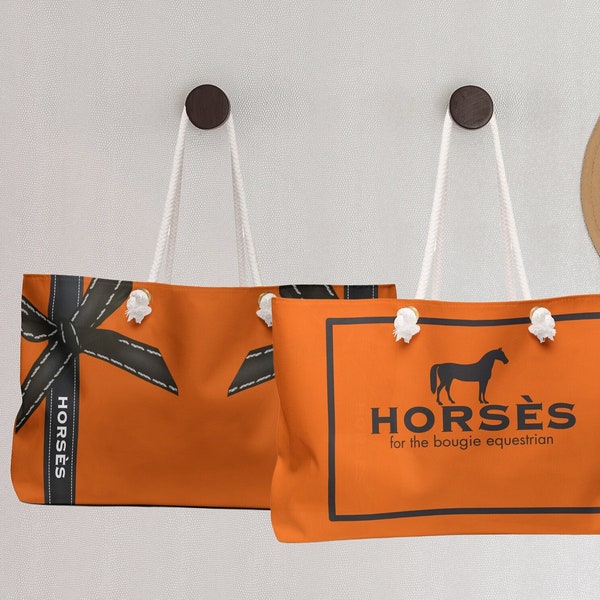 Horsès for the bougie equestrian Tote - Weekender Bag