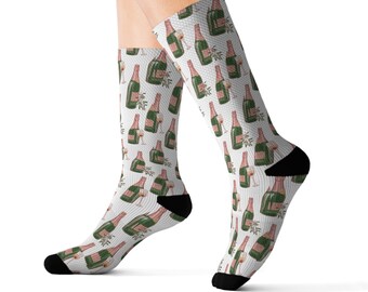 Champagne All Over Print - Sublimation Socks