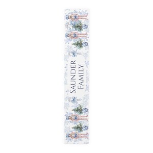 Personalized Nutcracker Preppy Chic Chinoiserie Table Runner, Preppy ...