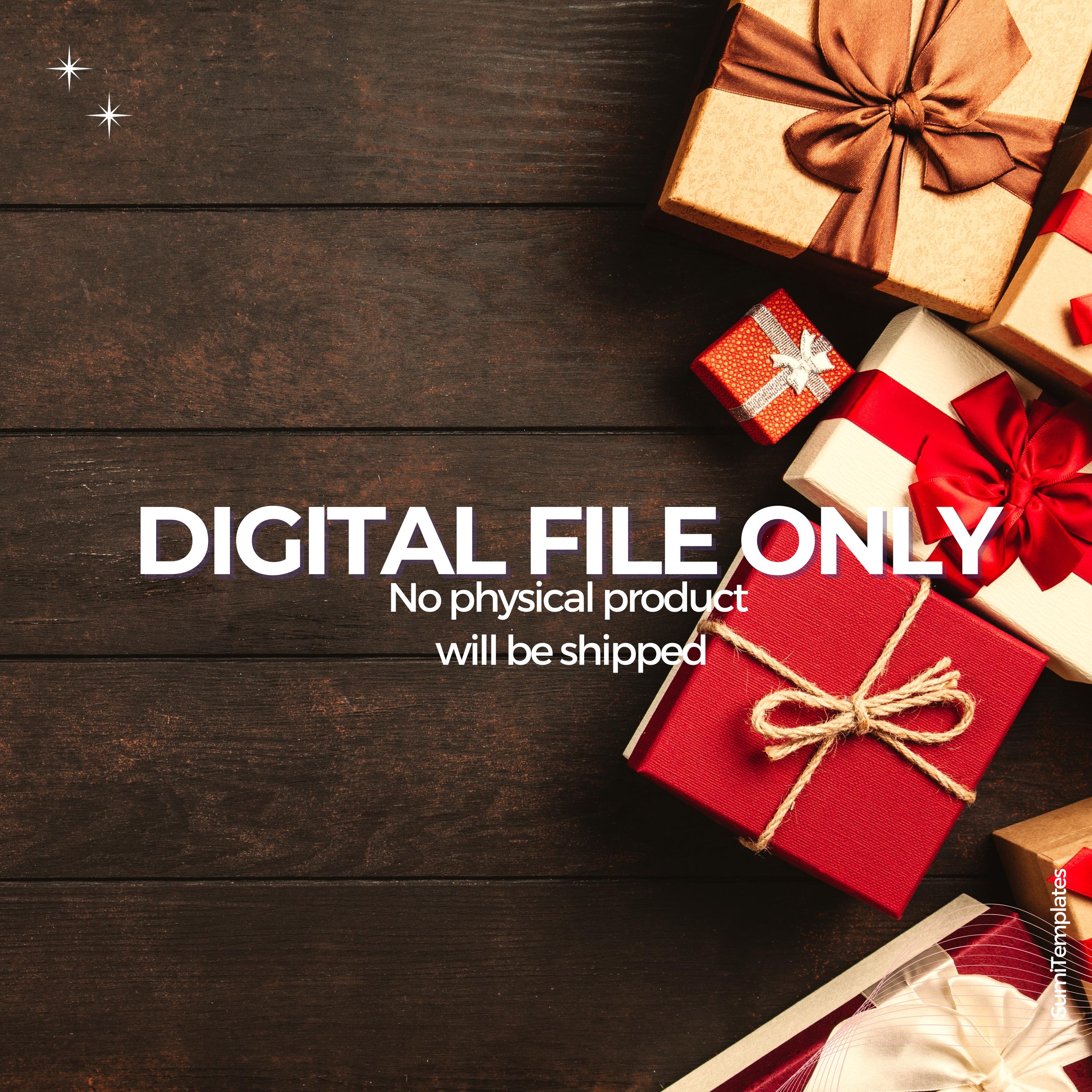 Warning Letter From Santa Claus, Naughty List, Editable Canva Template