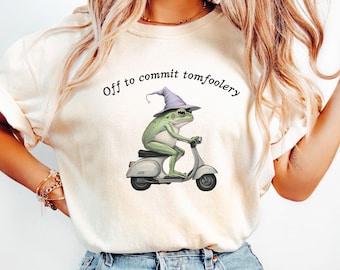 Funny Frog Shirt, Silly Whimsical Frog tee, Frog Lover shirt, Comfort Colors 1717, sarcastic shirt, frog meme shirt, adult humor, toad