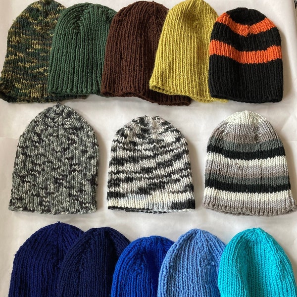 Classic Hand Knit Fisherman's Beanie, Winter Beanie,BEANIE HATS for Adult/Unisex,Skull Hat/ Cap