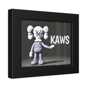 Kaws, Kaws Poster, Photocard Frame, Frame Art, 8X6 Frame, Modern Home Decor, Kaws Bear