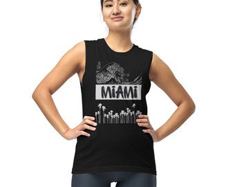 Miami Palm Trees Muscle Shirt