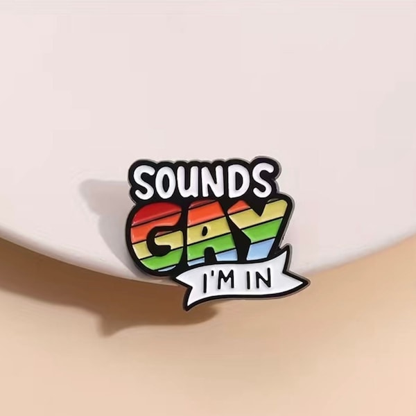 Rainbow pin