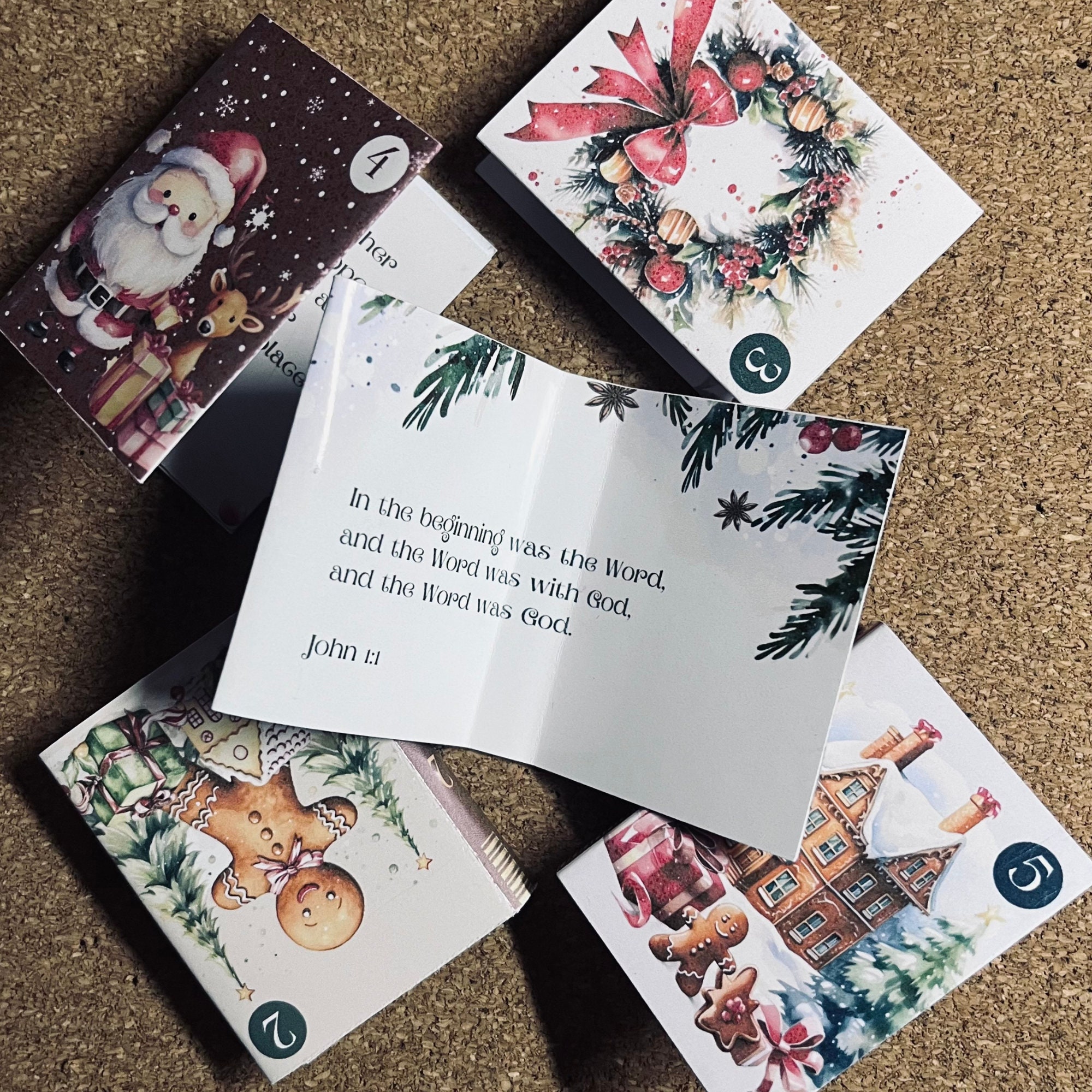 Christian Christmas Countdown Calendar DIY Advent Calendar - Etsy