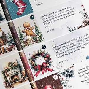 Christian Christmas Countdown Calendar DIY Advent Calendar - Etsy