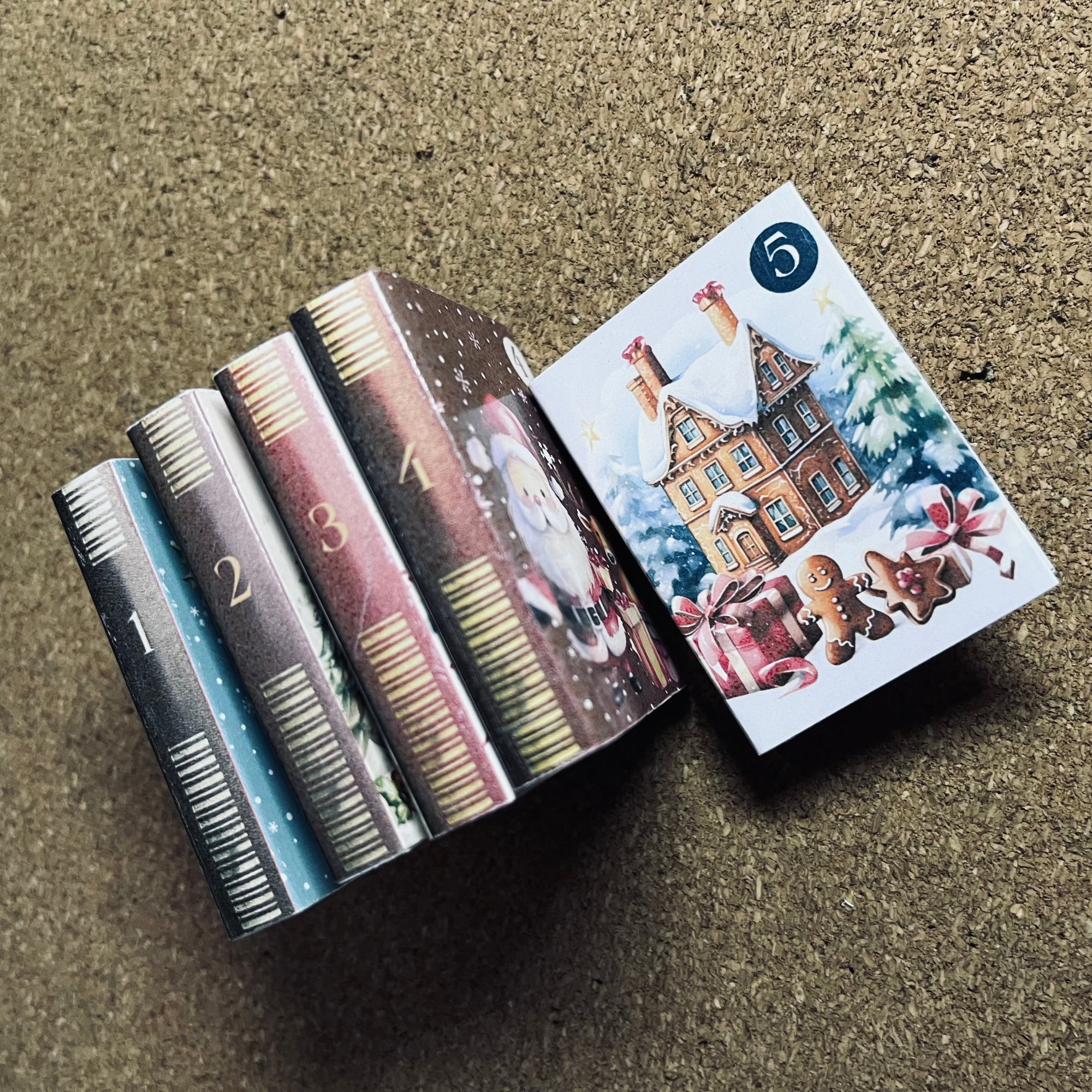 Printable Miniature Book Christmas Advent Calendar for Kids - Etsy