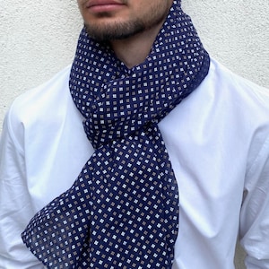 Echarpe pour homme, Chèche, foulard homme, coton, cadeau image 1