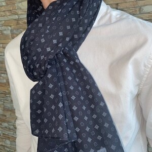 Echarpe pour homme, Chèche, foulard homme, coton, cadeau image 5