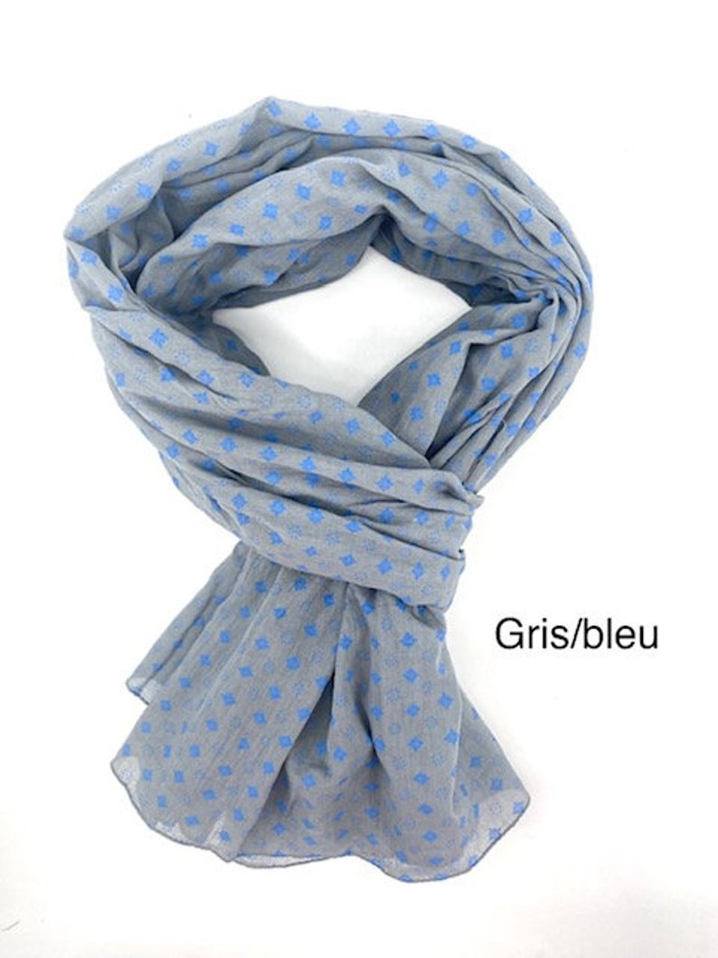 Echarpe pour homme, Chèche, foulard homme, coton, cadeau image 7