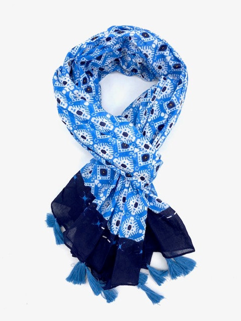 Scarf, Scarf, Women's scarf, cotton, Women's gift image 4