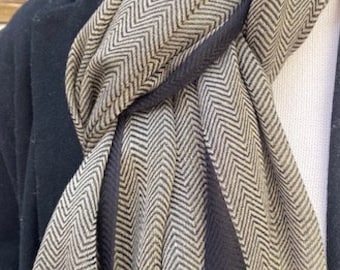 Echarpe, foulard homme, viscose tissée