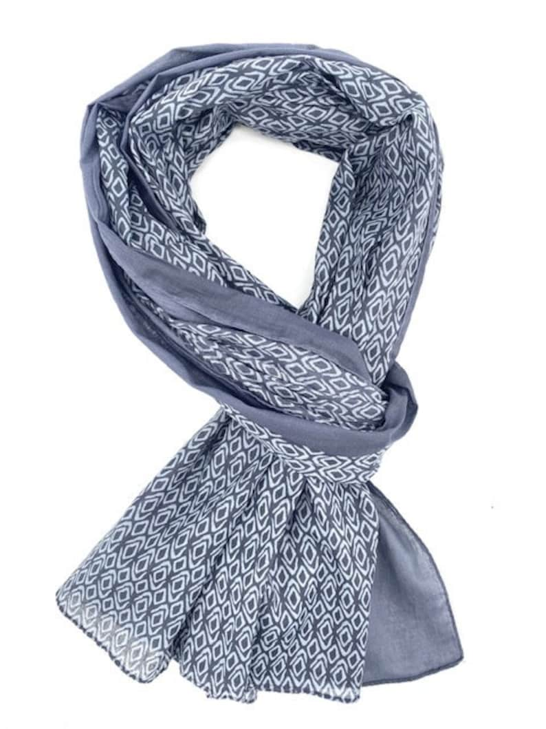 Scarf, scarf, men's scarf, cotton image 4