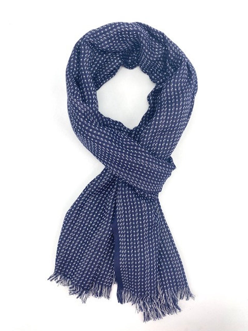 Echarpe, foulard homme, viscose tissée image 3