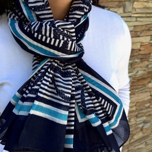 Cotton Scarf - Vibrant and Stylish Accessory - soft cotton scarf