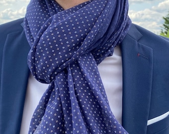 Echarpe, Chèche, foulard homme, coton