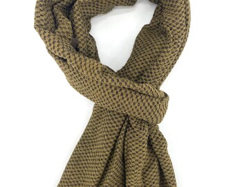 Soul Young Écharpe Longue Homme Coton - Rouge/Noir - Avec Coffret Cadeau