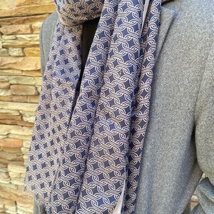 Echarpe, Foulard en viscose, homme ou femme image 2