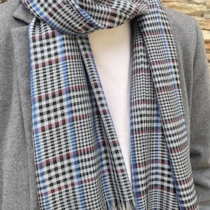 Scarf, men's scarf, woven viscose, chic, elegant image 1