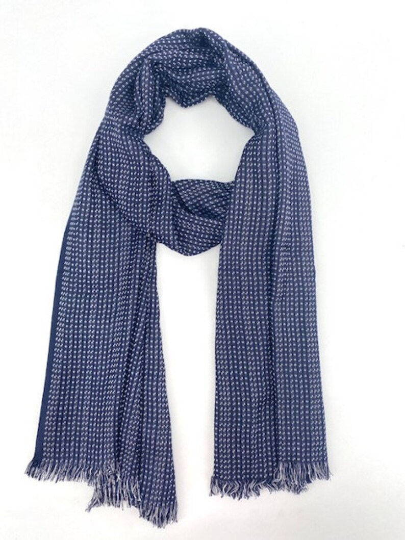 Echarpe, foulard homme, viscose tissée image 4