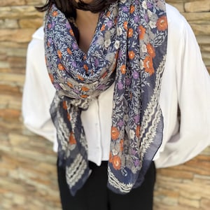 Écharpe liberty femme, foulard, Mode Femme, idée cadeau saint valentin