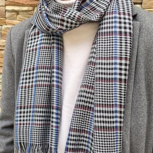 Scarf, men's scarf, woven viscose, chic, elegant image 4