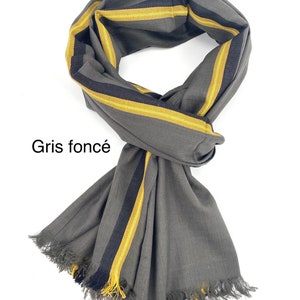 Echarpe Foulard homme casual chic coton image 6