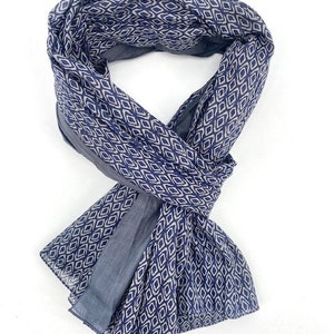 Scarf, scarf, men's scarf, cotton image 5