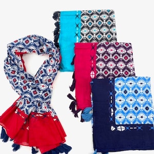 Scarf, Scarf, Women's scarf, cotton, Women's gift image 8
