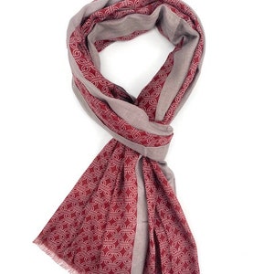 Echarpe, Foulard en viscose, homme ou femme image 4